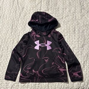 Black and Pink Hoodie with Logo